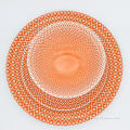 Orange pad printing European pattern dinner sets